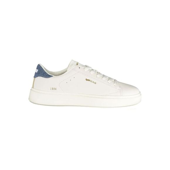 Gas White Polyester Men Men's Sneaker